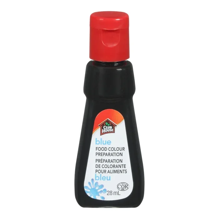 Club House Blue Food Colouring, 28-ml