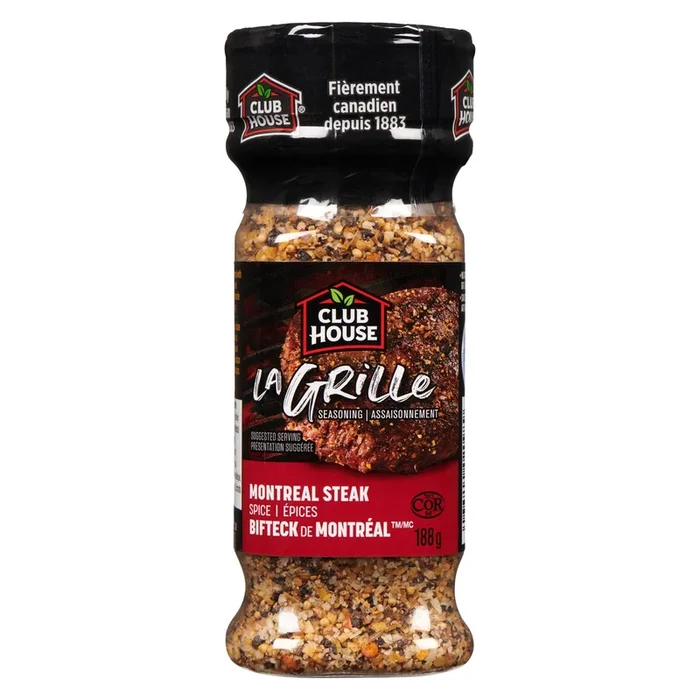 Club House La Grille Montreal Steak Spice Seasoning – 188g