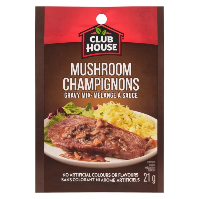 Club House Mushroom Gravy Mix – 21g