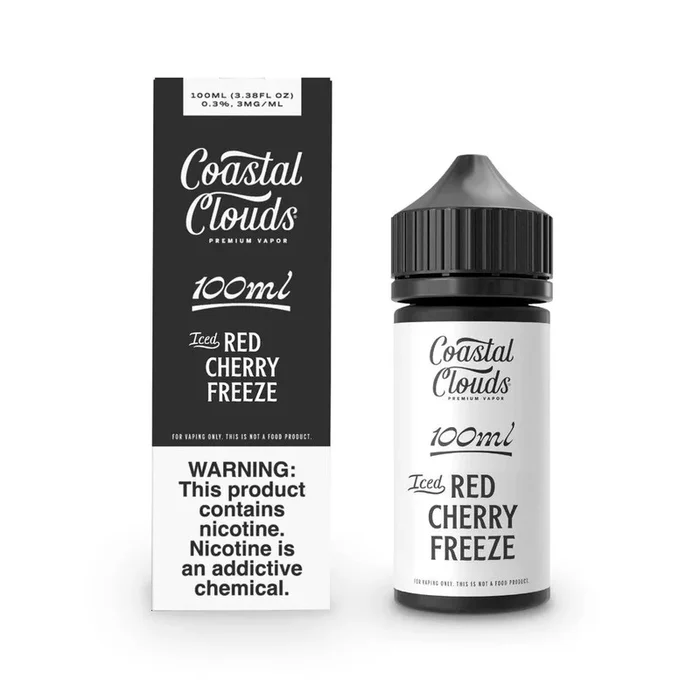 Coastal Clouds Iced Red Cherry Freeze 100ml e-liquid