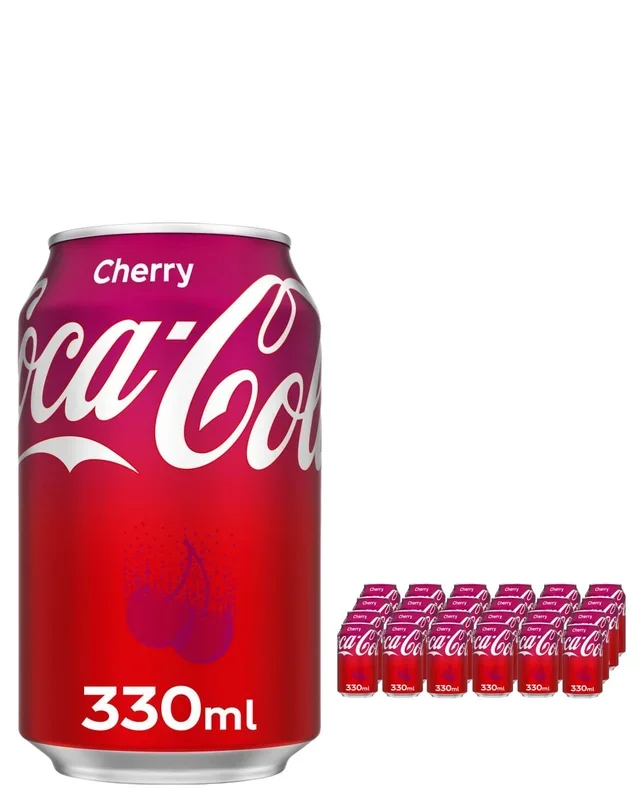 Coca Cola Cherry Can Multipack, 24 x 330 ml
