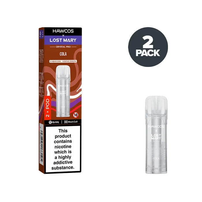 Cola Hawcos X Lost Mary Crystal Pro Prefilled Pods