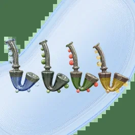 Color Dot Stand Up Dichro Glass Sherlock | CHV