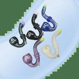 Color Glass Standing Sherlock Pipe