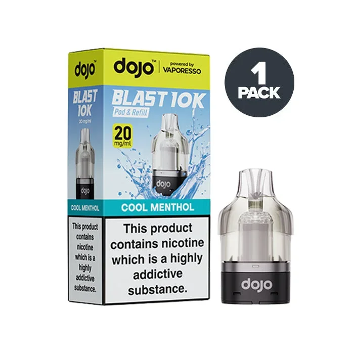 Cool Menthol Vaporesso Dojo Blast 10k Prefilled Pods