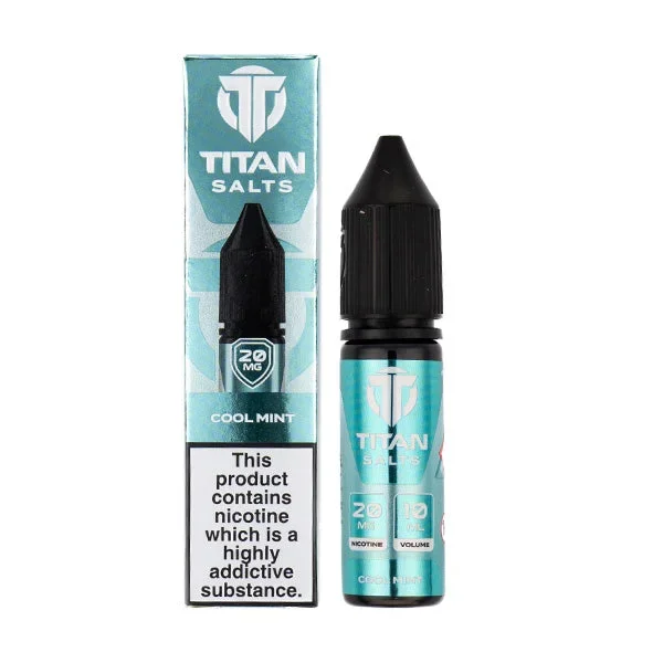 Cool Mint Nic Salt E-Liquid by Gold Bar Titan