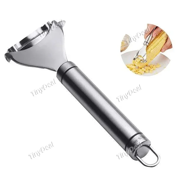 Corn Slicer Stainless Steel Corn Peeler and Cob Corn Stripper
