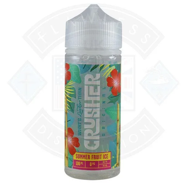 Crusher Summer Fruit Ice 100ml 0mg (New Look)