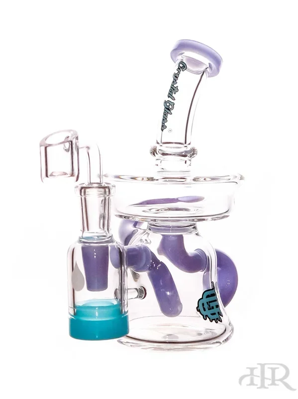 Crystal Glass – Recycler Rig With Built-In Reclaim Catcher (7 “)
