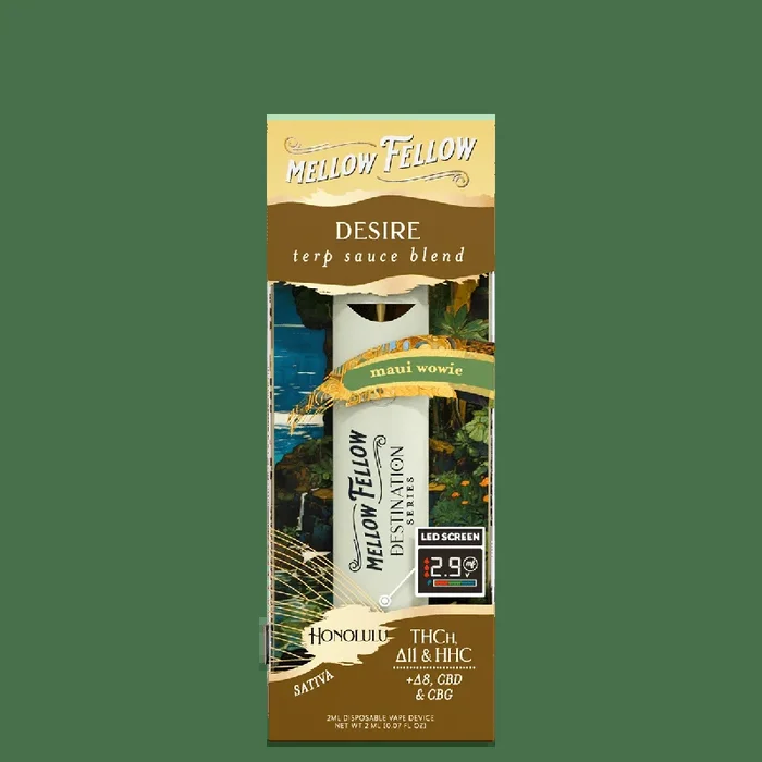 Desire Blend – Terp Sauce 2ml Disposable Vape – Maui Wowie (Sativa)