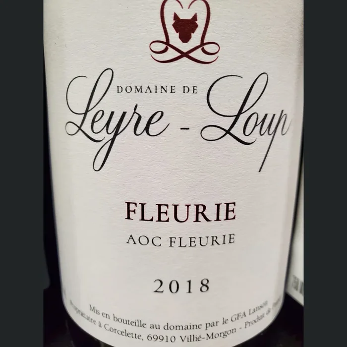 Domaine De Leyre Loup Fleurie Beaujolais