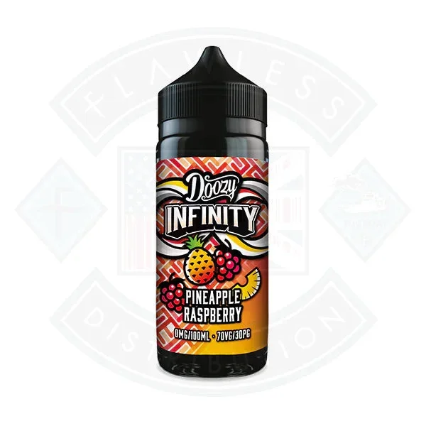 Doozy Vape Infinity Shortfill 70/30 0mg 100ml Pineapple Raspberry Vape Juice