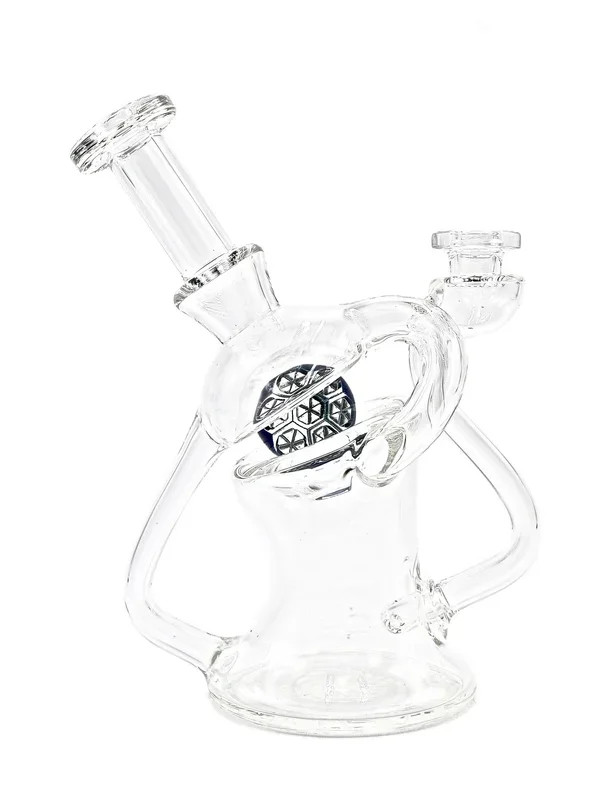 DreamLab Glass Hemisphere – “Grey Templar ” Murrine (6.5 “)