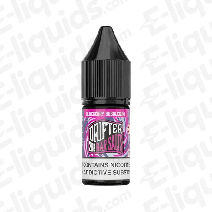 Drifter Bar Salt 10ml Nicotine Salt Vape Liquid Blueberry Bubblegum Flavor