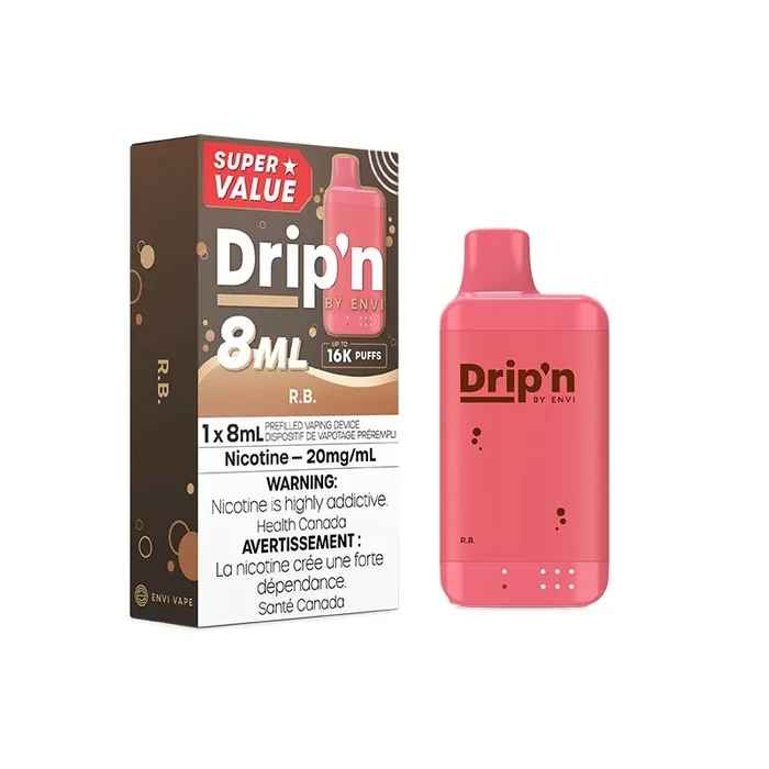 Drip’n by Envi 8ML Disposable Vape – R.B. (AB)