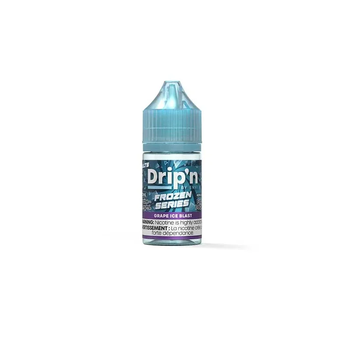 Drip’n by Envi Frozen Salt Juice – Grape Ice Blast (AB)