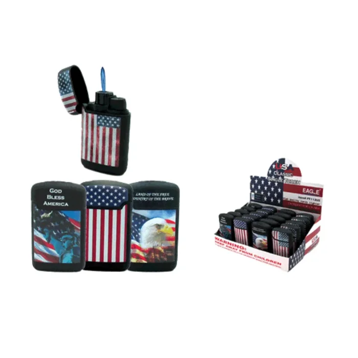 Eagle Us Flag Torch
