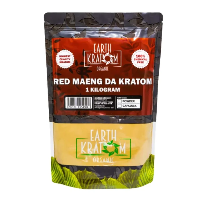 Earth Kratom Red Maeng Da – Kilo Kratom Powder