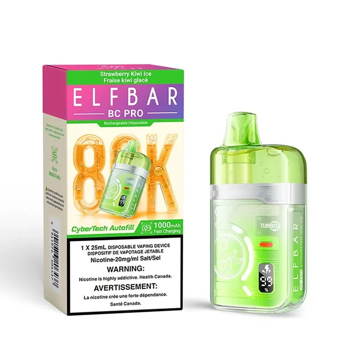 ELF Bar BC Pro 80K Disposable – Strawberry Kiwi Ice
