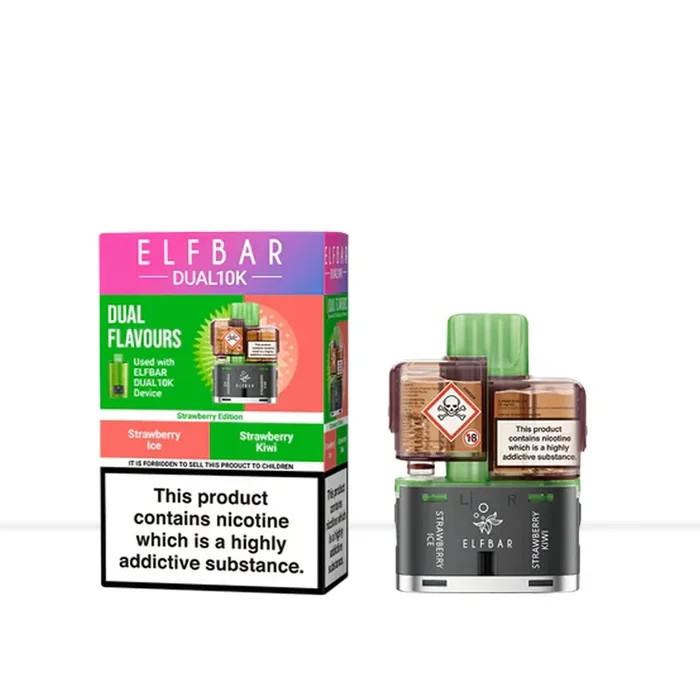 Elf Bar Dual 10K Strawberry Edition Prefilled Pods