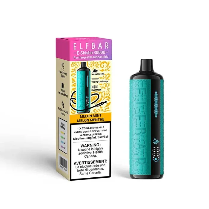 ELF Bar E-Shisha Disposable Vape – Melon Mint (ON)