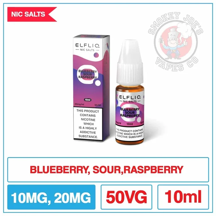 Elfliq – Nic Salt – Blueberry Sour Raspberry