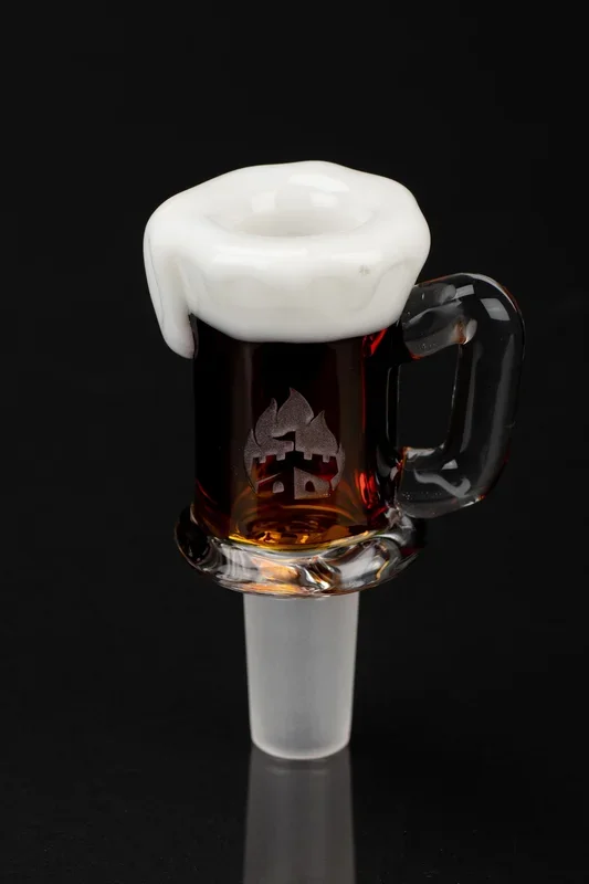 Empire Glassworks Beer Mug Herb Slide
