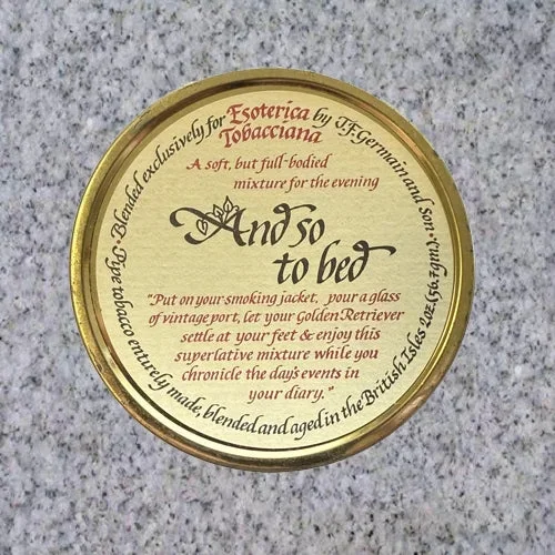 Esoterica: AND SO TO BED 2001 – C