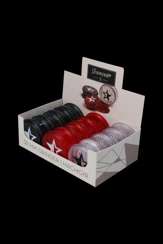 Famous X Acrylic Grinder Set – 12 Pieces