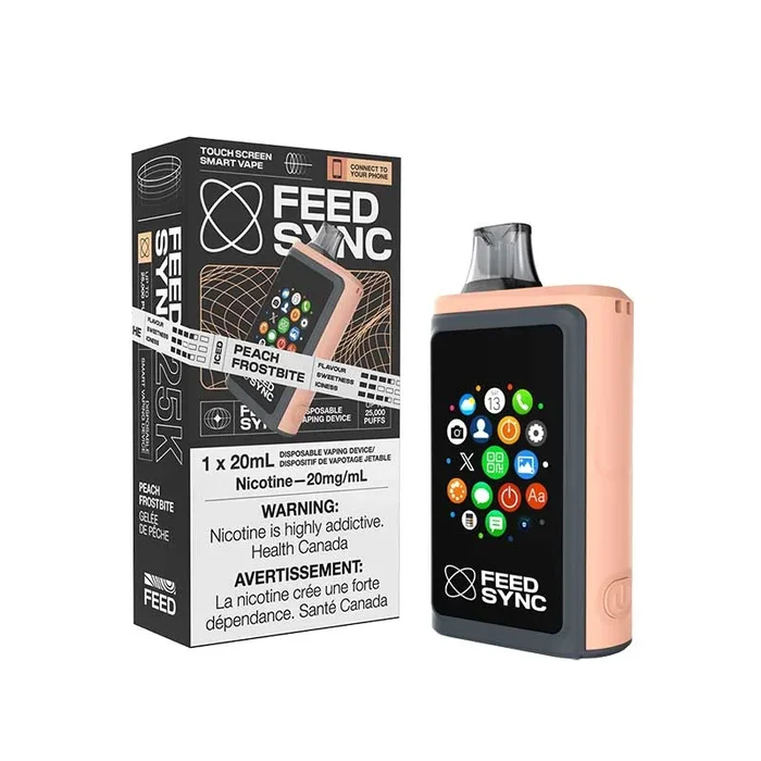 FEED Sync 25K Disposable – Peach Frostbite