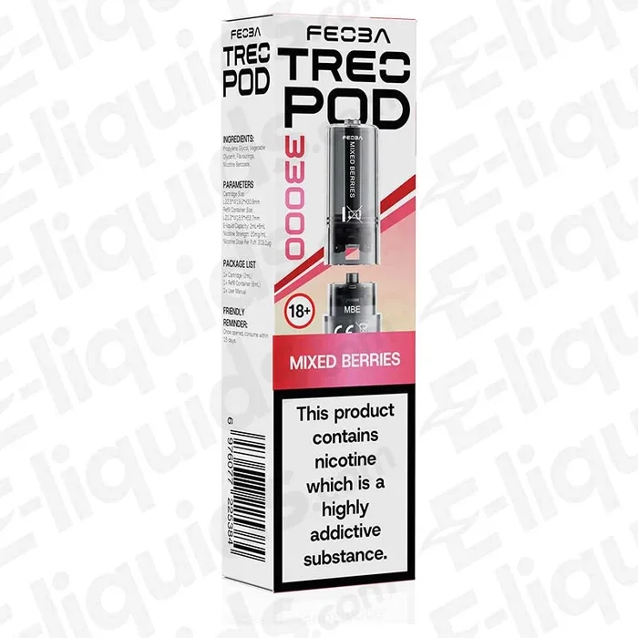 Feoba Treo 33K Mixed Berries Prefilled Pod