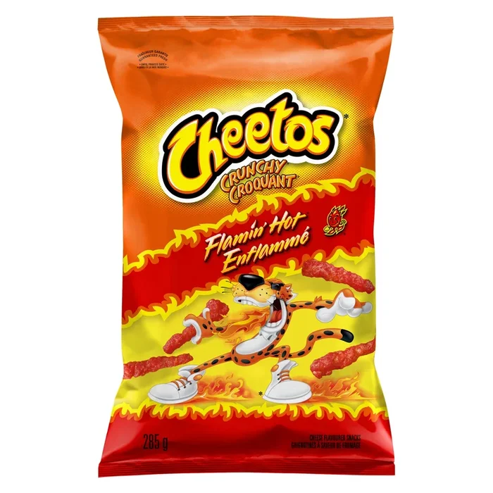 Flamin’ Hot Crunchy Cheetos, 285-g