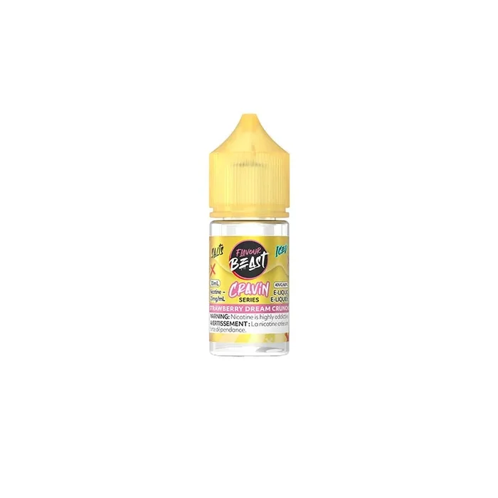 Flavour Beast E-Liquid Cravin – Strawberry Dream Crunch Iced (ON)