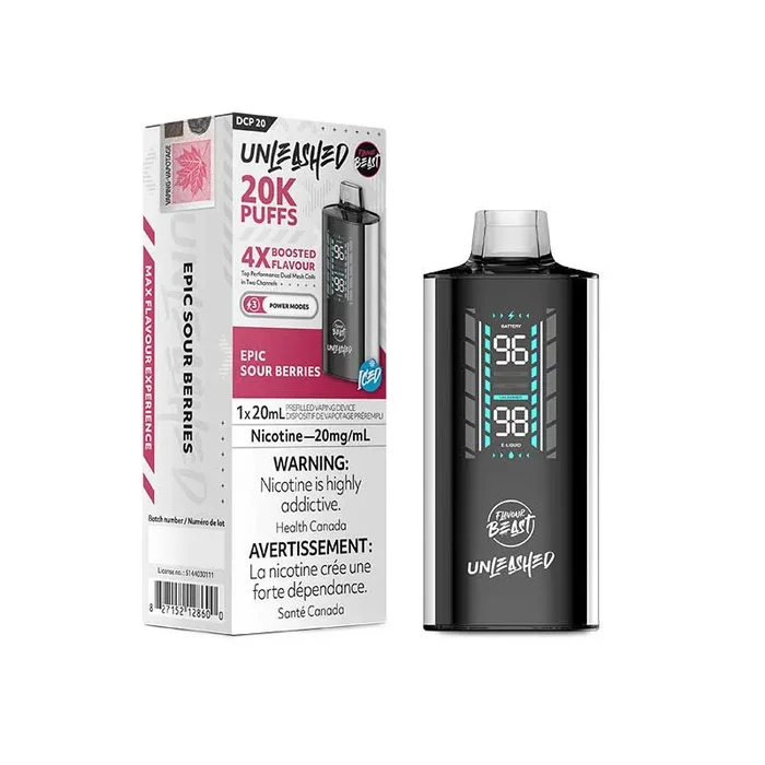 Flavour Beast Unleashed DCP 20K Disposable – Epic Sour Berries (ON)