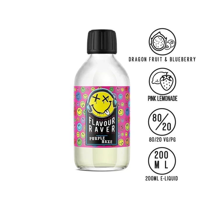 Flavour Raver Purple Haze 200ML Shortfill