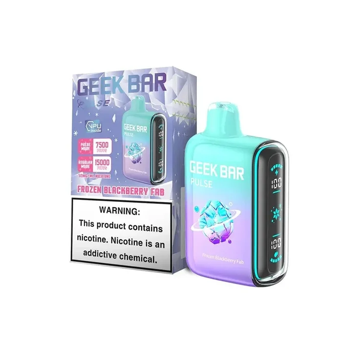 Frozen Blackberry Fab – Geek Bar Pulse Disposable Vape 15K