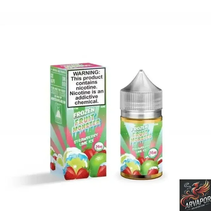 Frozen Fruit Monster Salt 30mL – Strawberry Lime Ice e-liquid