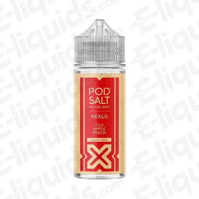 Fuji Apple Peach Shortfill Vape Juice by Pod Salt Nexus