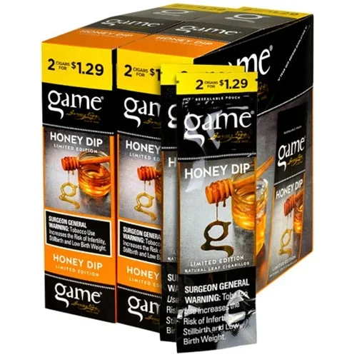 Game Cigars 2-Pack Honey Dip Flavor