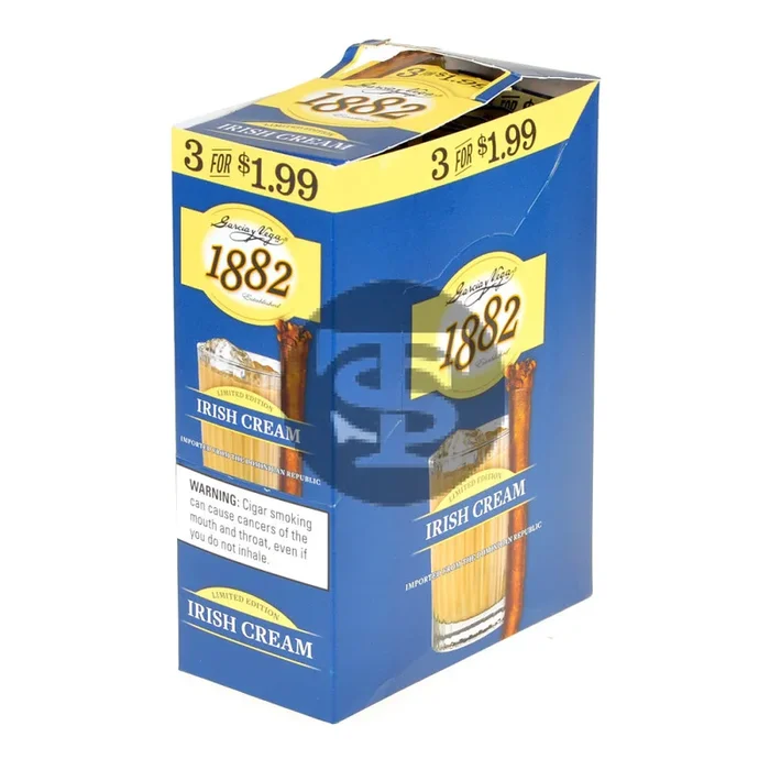 Game Garcia y Vega 1882 Irish Cream Cigarillos 3 for $1.99 10 Pouches of 3