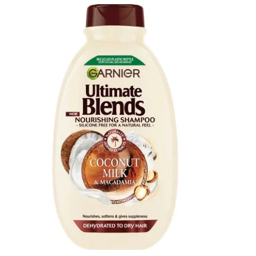Garnier Ultimate Blend Coconut Milk & Macadamia Shampoo 400ml
