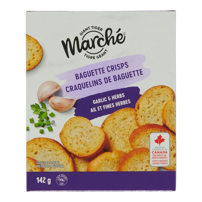 Giant Tiger Marché Garlic & Herb Baguette, 142 g