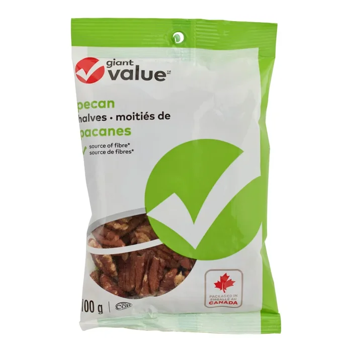 Giant Value Pecan Halves – 100g