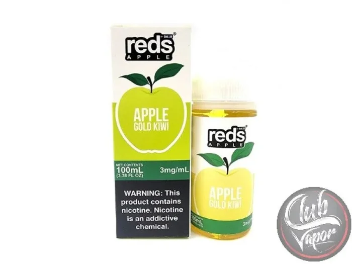 Gold Kiwi Red’s Apple E-Juice by 7 Daze 100mL