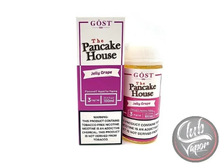 GOST Vapor The Pancake House Jelly Grape E-Liquid 100mL