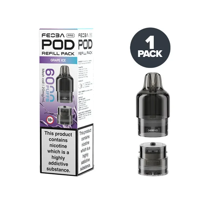 Grape Ice Feoba Pro 6000 Prefilled Pods