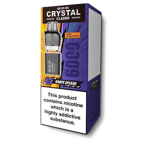 Grape Splash Crystal CL6000 Pods by SKE