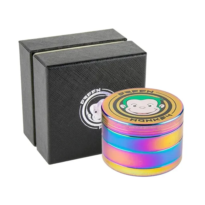 Green Monkey Grinder – Capuchin – 63mm – Rainbow – (1 Count)
