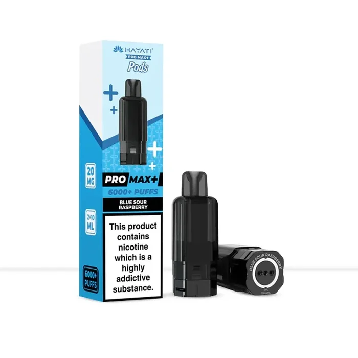Hayati Pro Max+ Blue Sour Raspberry Prefilled Vape Pods