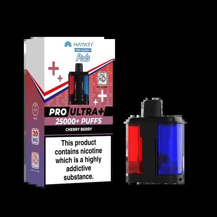 Hayati Pro Ultra Plus 25k Prefilled Pods Cherry Berry